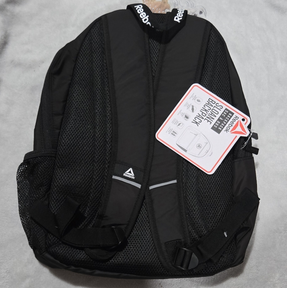 Reebok Black Backpack with Rose Gold Accents - Picture 5 of 5